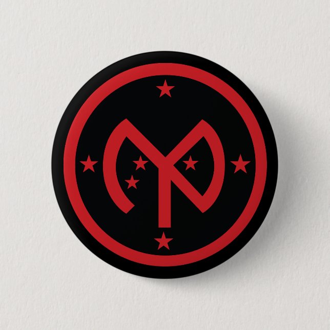 SSI - 27th Infantry Division 2 Inch Round Button (Front)