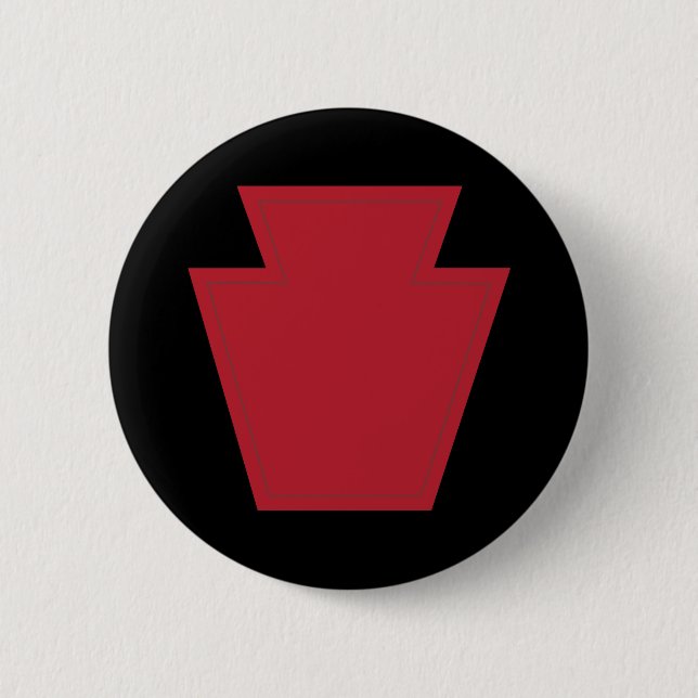 SSI - 28th Infantry Division 2 Inch Round Button (Front)