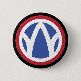 SSI - 89th Infantry Division 2 Inch Round Button