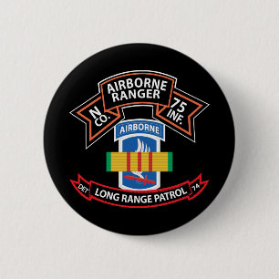 SSI - Vietnam - N Co 75th Ranger - 173rd Airborne 2 Inch Round Button