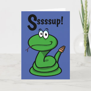 Sssssup! Snake Card