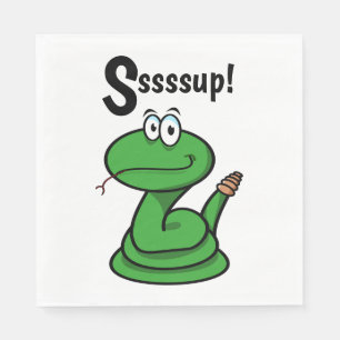 Sssssup! Snake Napkin