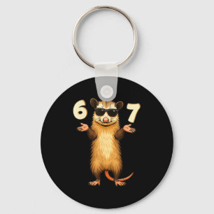 Ssum 67 Hand Motion Meme Funny Kids Teens Gen Alph Keychain