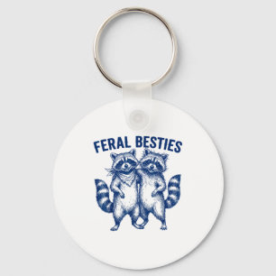 Ssum Feral Ies Matching Friend Twinning Funny Bff  Keychain