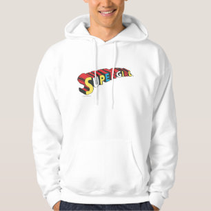 SSupergirl Colourful  Logo Hoodie