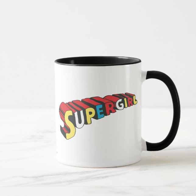 SSupergirl Colourful  Logo Mug (Right)