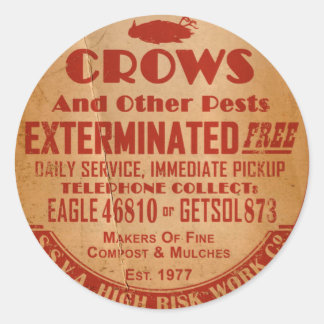 SSVA High-Risk Work Co Classic Round Sticker