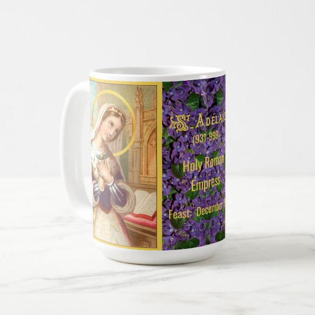 St. Adelaide, Holy Roman Empress (LT 03) Coffee Mug (Front Left)