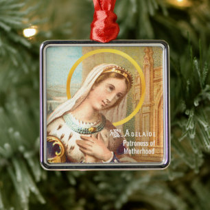 St. Adelaide, Holy Roman Empress (LT 03) Metal Ornament