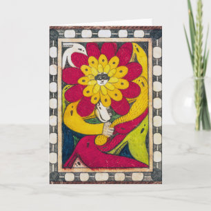 St. Adolf-Throne, Face-Flower   Adolf Wölfli   Card