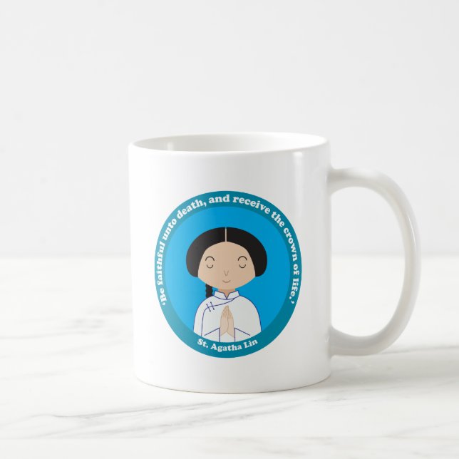 St. Agatha Lin Coffee Mug (Right)