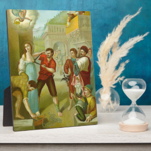 St. Agatha (M 003) 8"x10" Plaque