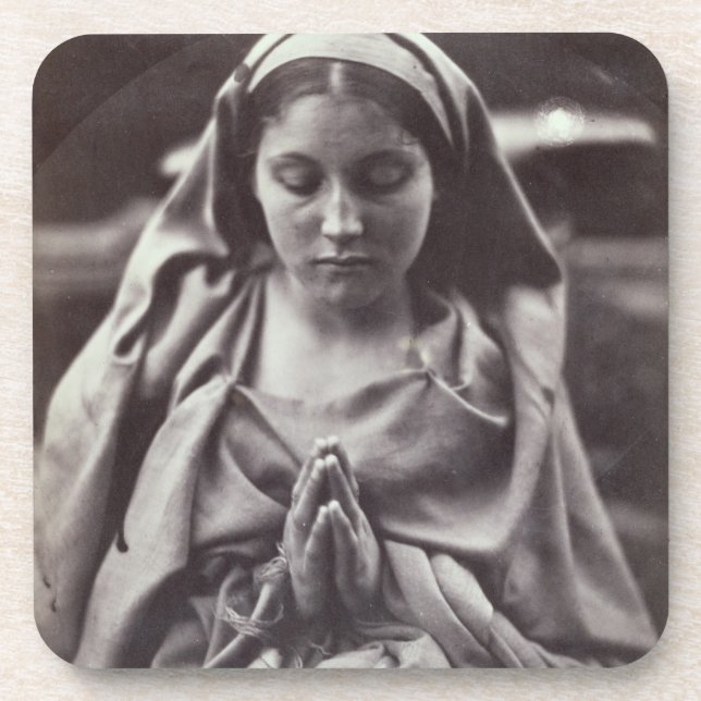 St. Agnes (albumen print) Coaster (Front)