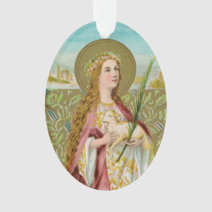 St. Agnes de Rome (BC 01) Acrylique