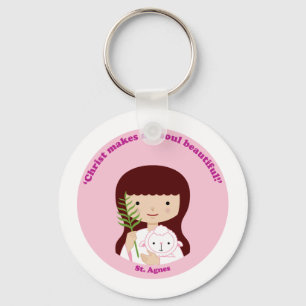 St. Agnes Keychain