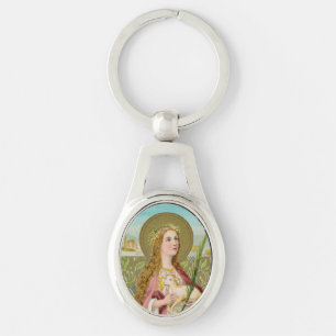 St. Agnes of Rome (BC 01) Keychain