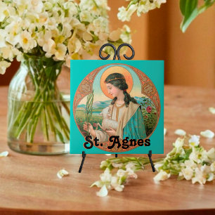 St. Agnes of Rome (BK 006) Tile