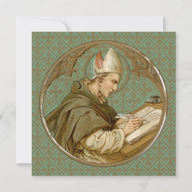 St. Albert the Great (BK 013) Blank Greeting Card (Front)