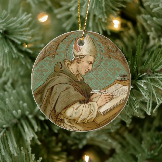 St. Albert the Great (BK 013) Ceramic Ornament (Tree)