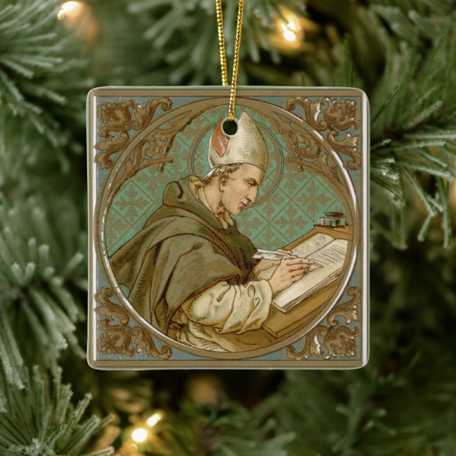 St. Albert the Great (BK 013) Ceramic Ornament (Tree)