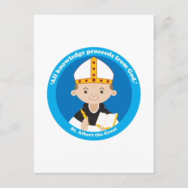 St. Albert the Great Postcard (Front)