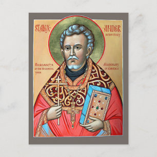 St. Alexander Hotovitsky Orthodox Christian Icon Postcard