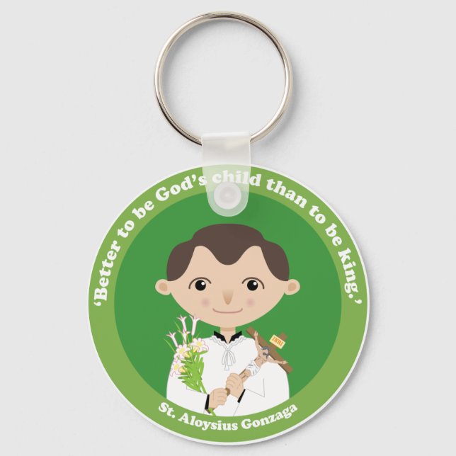 St. Aloysius Gonzaga Keychain (Front)