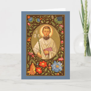 St. Aloysius Gonzaga (PM 01) Blank Greeting Card 1