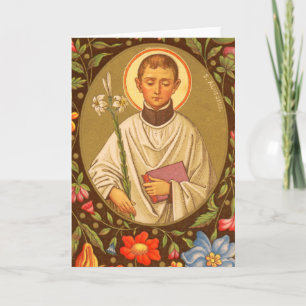 St. Aloysius Gonzaga (PM 01) Blank Greeting Card 2