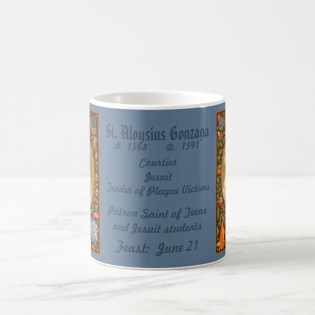 St. Aloysius Gonzaga (PM 01) Coffee Mug 2a (Center)