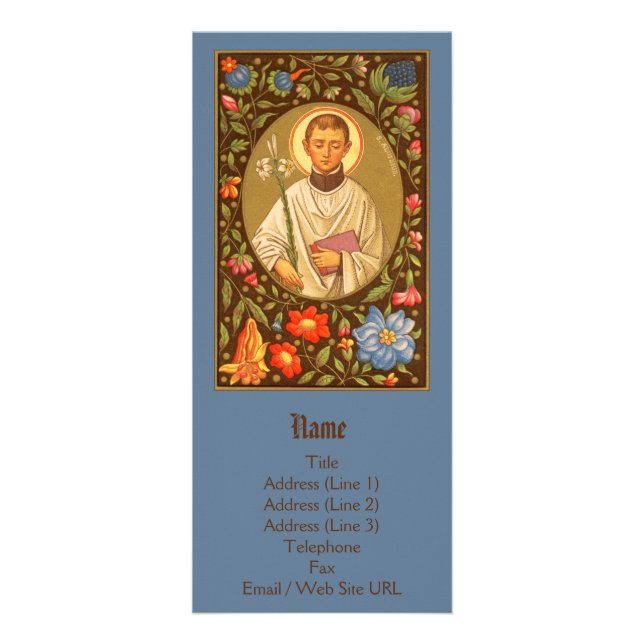St. Aloysius Gonzaga (PM 01) Customizable Rack Card (Front)