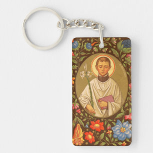 St. Aloysius Gonzaga (PM 01) Double Image Keychain