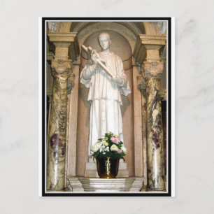 St. Aloysius Gonzaga Statue Postcard