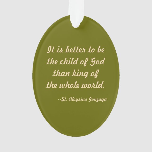 St. Aloysius (PM 01a) Acrylique (dos)