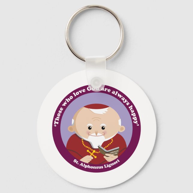 St Alphonsus Liguori Keychain (Front)