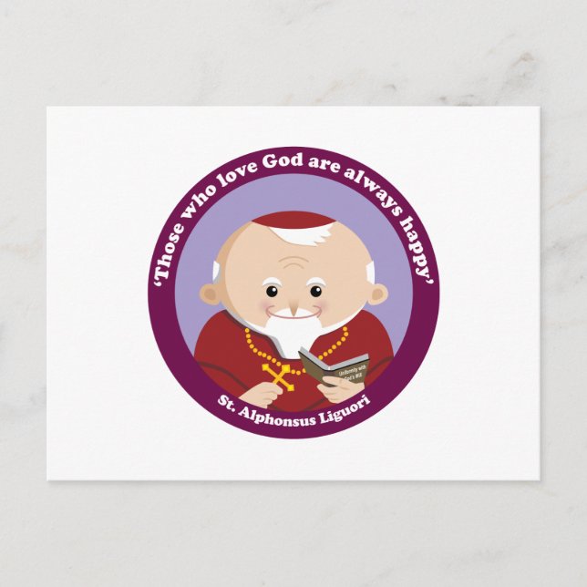 St Alphonsus Liguori Postcard (Front)