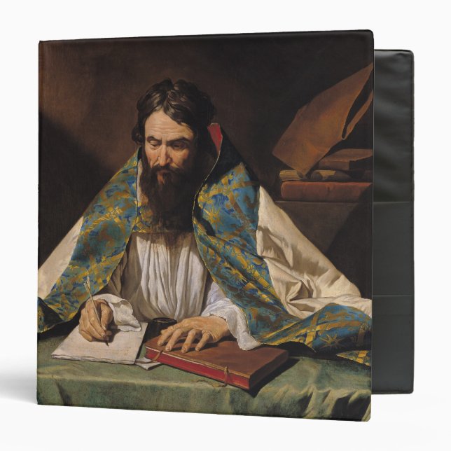 St. Ambrose , c.1633-39 Binder (Front/Inside)