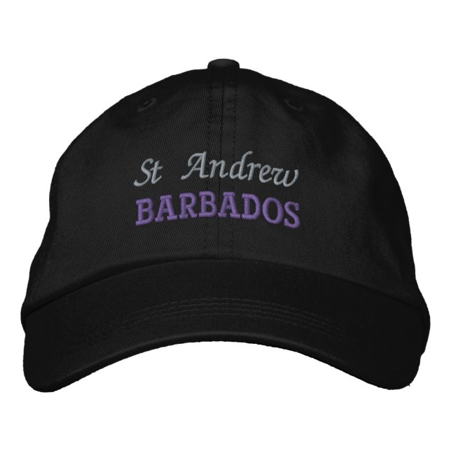 St Andrew, Casquette de baseball brodé de la Barba (Devant)