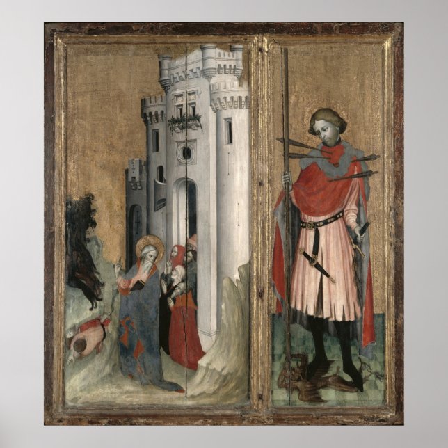 St. Andrew Chasing Demons from the Town Poster (Front)