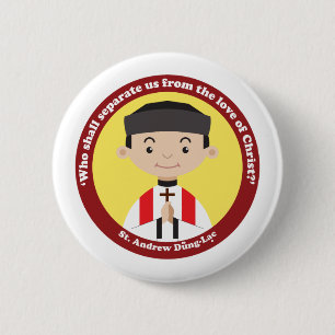 St. Andrew Dung Lac 2 Inch Round Button