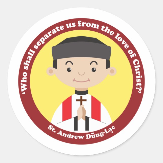 St. Andrew Dung Lac Classic Round Sticker (Front)