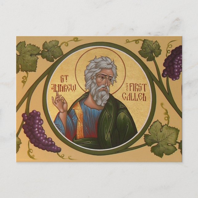 St. Andrew, la première carte de prière (Devant)