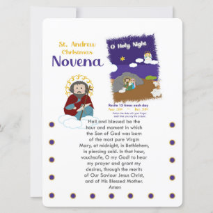 St. Andrew Novena Card