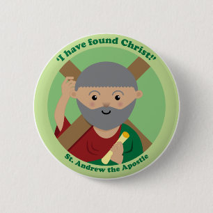 St. Andrew the Apostle 2 Inch Round Button