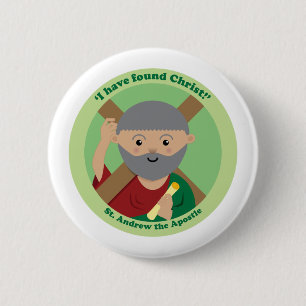 St. Andrew the Apostle 2 Inch Round Button