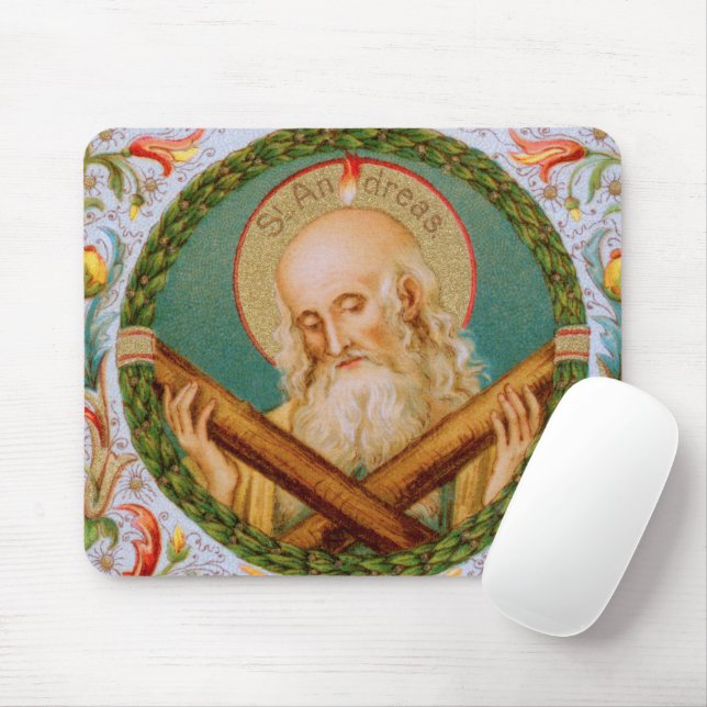 St. Andrew the Apostle (JMAS 02) Mouse Pad (With Mouse)