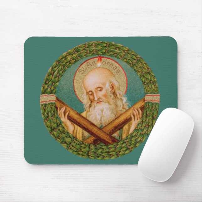 St. Andrew the Apostle (JMAS 02) Mouse Pad (With Mouse)