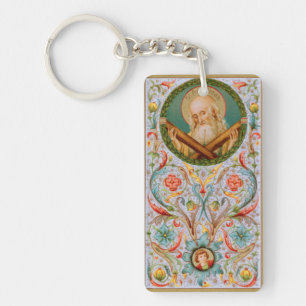 St. Andrew the Apostle (JMAS 02) Rectangular Keychain