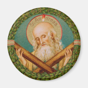St. Andrew the Apostle (JMAS 02) Round Magnet