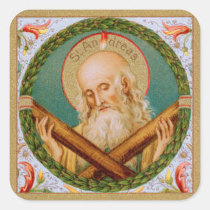 St. Andrew the Apostle (JMAS 02) Square Sticker